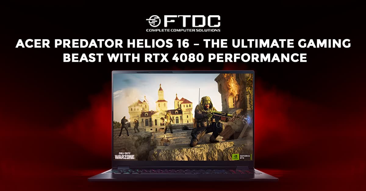 Acer Predator Helios 16 - The Ultimate Gaming Beast with RTX 4080 Performance